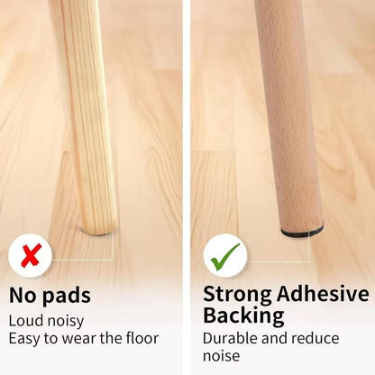 156PCS Furniture Grippers Felt Furniture Pads for Hardwood Floors Non Slip Pads Legs Self Adhesive Rubber Feet Anti Slide Hardwood Floor Protectors