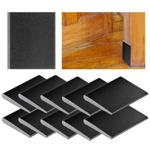 10PCS Door Weather Stripping Door Seal Strip,Exterior Door Weather Stripping,Self-Adhesive Door Corner Seals,Draft Stopper Frame Seal Corner Foam for Weather Protection Isolation of Noise