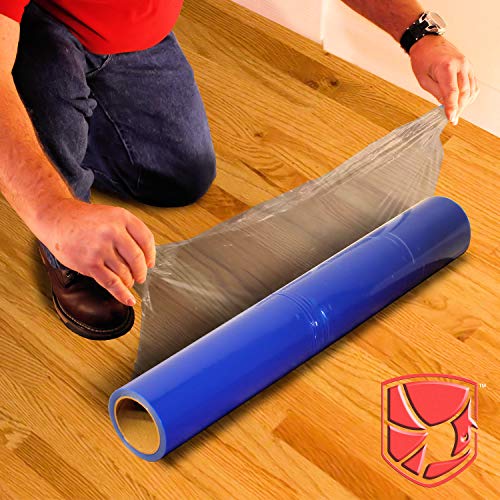 ArmorDillo New 3-Ply Strong Easy to Use Hardwood Floor, Hard Surface Protection Film (36" x 200'), Asteroid Proof..Probably - size: 36x2400 Inch (Pack of 1)