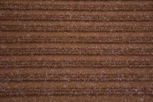 Stair Treads Collection Indoor Skid Slip Resistant Carpet Stair Tread Mat (Brown, Matching Mat 24 in x 30 in) - color: Brown, size: 24"x30" Landing Mat