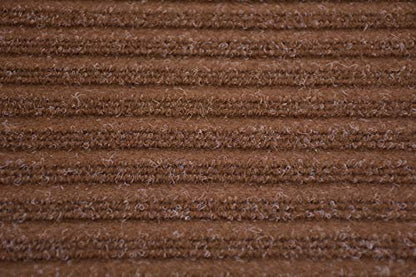 Stair Treads Collection Indoor Skid Slip Resistant Carpet Stair Tread Mat (Brown, Matching Mat 24 in x 30 in) - color: Brown, size: 24"x30" Landing Mat
