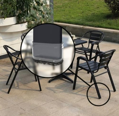 Slipstick GorillaOutdoor Berber Furniture Feet Pads with Clear Sleeve Sock (8 Pack) Weatherproof Outdoor Furniture Sliders for Rectangular Legs - size: Rectangular Large