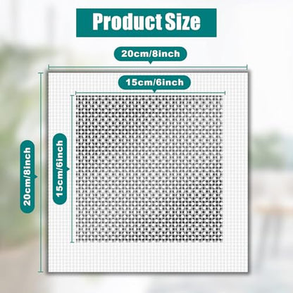 100Pcs 6 Inch Drywall Patch, Wall Repair Patches, Self-Adhesive Fiberglass Repair Kit Dry Wall Hole Repair Patch for Aluminum Metal Sheetrock Ceiling (6"x 6") - size: 6 Inch_100Pcs