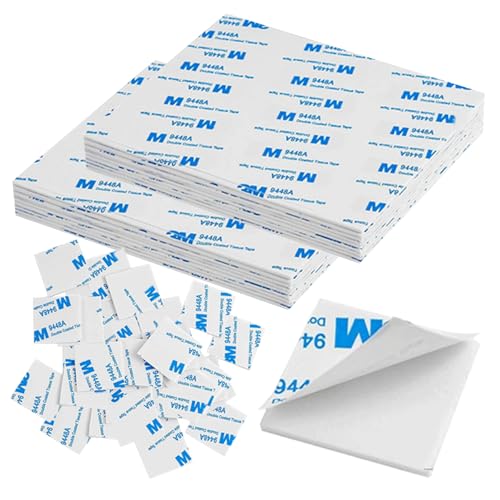 200Pcs Double Sided Foam Tape, Square Super-Sticky Double Sided Adhesive Pads for Crafts, Self-Adhesive Double Sided Mounting Tape for House Wall Decor - Double Sided Sticky Tape, 27 x 27 x 2mm - size: 200Pack