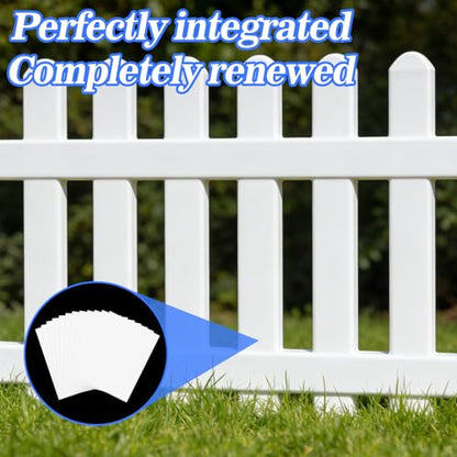 Vinyl Siding Repair Kit - 12 PCS Vinyl Patch Repair Kit PVC White Patches for Mobile Home Skirting Panels and Fence Repair Kit Exterior Wall House Siding Hole Cover