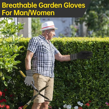 3Pairs Safety Work Gloves ST3230 PU Coated,Gray Work gloves Comfort Stretchy Fit,Breathable and Lightweight, Strong grip and Durable,Machine Washable;(Large)