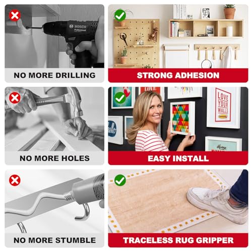 Sinfuo Double Sided Foam Tape Heavy Duty, Removable Damage Free Adhesive Tape, Residue Free Tape Picture Hanging Adhesive Strips Suitable for Indoor and Outdoor Installation Home Office(1.18" x 22Ft) - size: 1.18in x 22ft