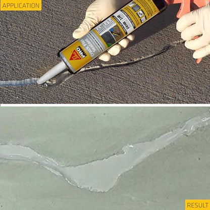 SIKA Sikaflex Crack Flex Sealant - Gray, High-Performance Polyurethane, Self-Leveling, Textured - Waterproof Seal for Horizontal Cracks - 10.1 fl. oz (Pack of 12) - size: 10.1 Fl Oz (Pack of 12)