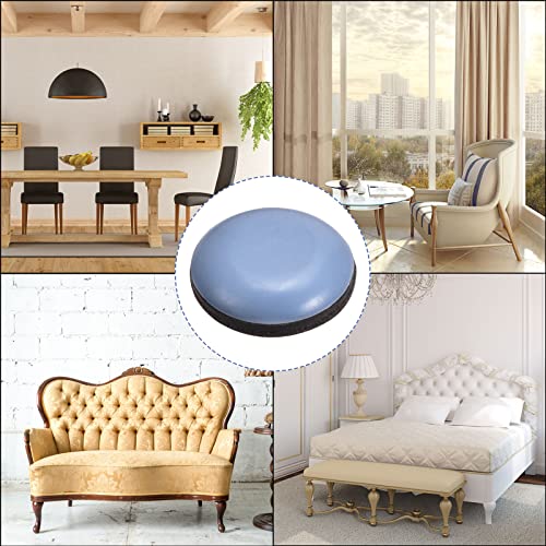 uxcell 25/32-Inch Round PTFE Furniture Sliders, Adhesive Self Stick for Wood Floors, Ceramic Tile and Carpeting 8pcs - size: 25/32-Inch