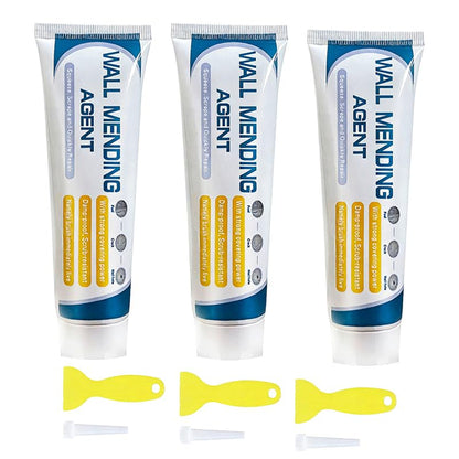 Drywall Patch Repair Kit: Wall Mending Agent for Holes & Cracks - Wall Repair Paste for Nail Holes, Dents & Small Damage (3 pcs) - color: 3 pcs
