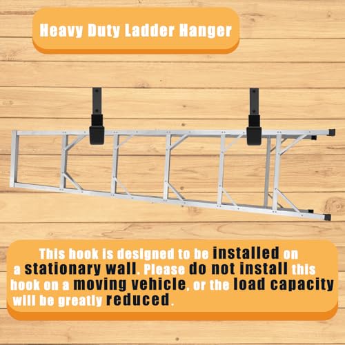 Heavy Duty Utility Hooks for Wall Mount, Garage Wall Hooks, Multi-Use Hose, Bike, Ladder, Chainsaw & Leaf Blower Hanger - 6 Medium (6 M) - size: 6 M