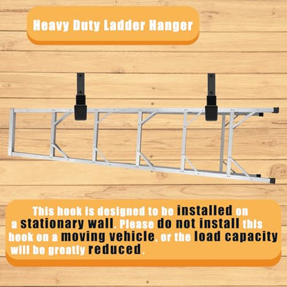 Heavy Duty Utility Hooks for Wall Mount, Garage Wall Hooks, Multi-Use Hose, Bike, Ladder, Chainsaw & Leaf Blower Hanger - 6 Medium (6 M) - size: 6 M