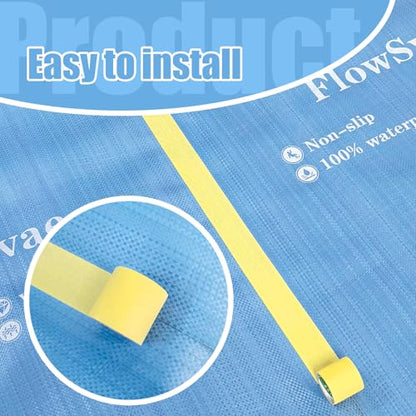 Temporary Floor Protection Roll, 39" x 65' (Approx. 215 sqft Coverage), Compatible for High Traffic Areas, Hallways, Stairs, Moving, Renovation, Construction, Painting (AB002)