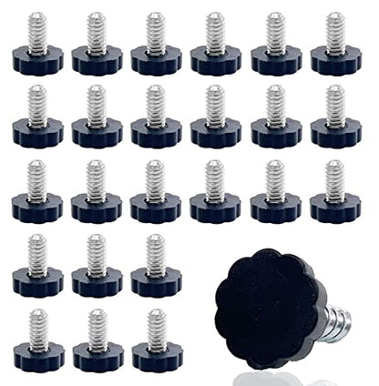 WAFJAMF 24 PCS 5/16‘’ UNC Thread Adjustable Furniture Levelers Screw in Threaded, Adjustable Levelers Feet Screw On Furniture Glide Leveling for Table, Chair, Furniture Legs (5/16‘’-18UNC Thread) - size: 5/16"-24PCS-No Inserts