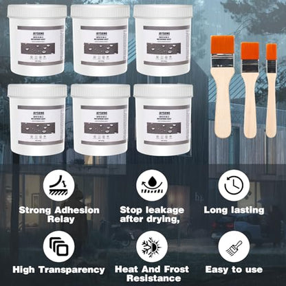 64 OZ (1800g) Jaysuing Invisible Waterproof Agent, Waterproof Sealant, Transparent Rainproof Coating, Water-Resistant Anti-Leakage Agent, Transparent Repairing Leak Water-Resistant Adhesive - style: 64OZ