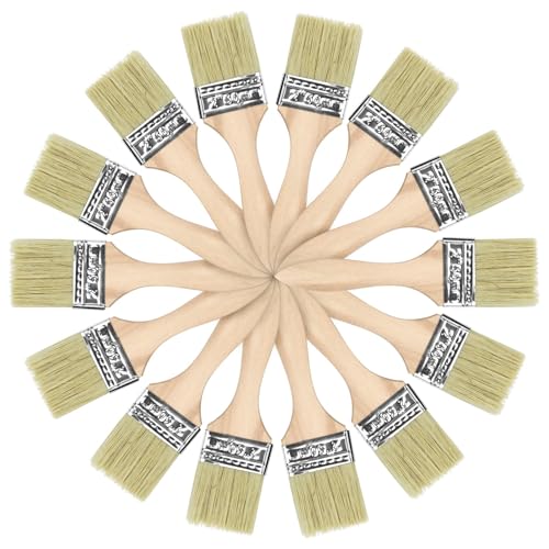 48 Pack 2 Inch Paint Brushes, All-Purpose Chip Brush Set for Painting, Stains, Varnishes, Epoxy, Glue, Crafts, Walls & Wood Furniture