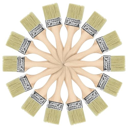 48 Pack 2 Inch Paint Brushes, All-Purpose Chip Brush Set for Painting, Stains, Varnishes, Epoxy, Glue, Crafts, Walls & Wood Furniture