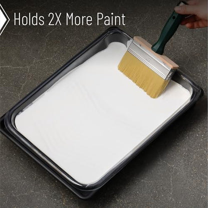 Bates Deck Stain Brush Set - 3pcs, 4', 5', 6' Brushes - Large Wall & Wood Stain Brushes