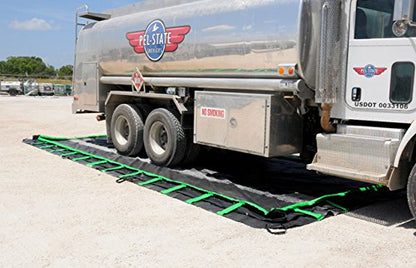 UltraTech 8663 Ultra-Containment Berm, Rapid Rise Model, PVC, 15' x 40', Black - size: 15' x 40', style: PVC