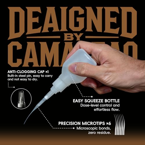 Wood Super CA Glue 1oz +1g Kit, Professional Clear Glue for Woodworking & Woodturning, Industrial Strength Instant Cyanoacrylate Adhesive for Stabilizing Crack, CA Finish, Spalted Wood, Gap-Filling - size: 1 Oz., style: Wood Glue