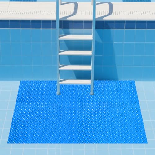 45"x60" Swimming Pool Ladder Mat Protective Swimming Pool Step Pad Protects Vinyl Pool Liner for Above Ground Swimming Pool Ladder Pad Compatible with Pool Step Ladder - size: 45"x60"