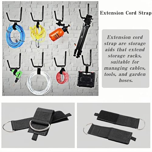 Overhead Garage Storage Rack, Heavy Duty Ceiling Storage Hooks Utility Hanger for Lumber Ladder Bike & Other Bulky Items (4)