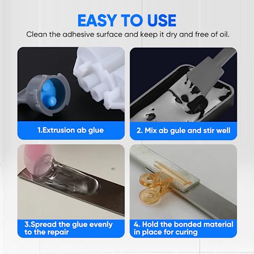 vicpricme Plastic Glue, 1.76oz Clear epoxy Glue, All Purpose Repair Glue, can Bond Metal, Wood, Glass, Fiberglass, Carbon Fiber, Most Plastics, Rubber (3) - size: 30Min glue 3pcs