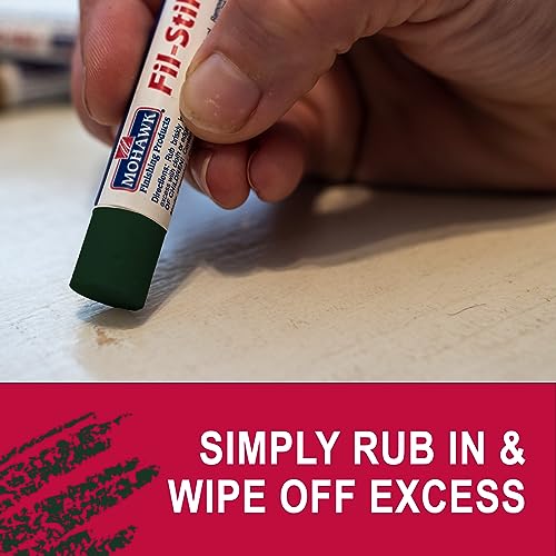 Mohawk Fil-Stik, Wax Putty Stick for Wood Repair, American Green, M231-0314, 1 Count