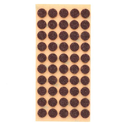 Furniture Felt Pads 3/8" (10mm) Diameter Round 3M Self Adhesive Protects Kitchen Cabinets, Drawers, Desks and Furniture Against Bumps and Scratches 100 Pack - Dark Brown - color: Dark Brown 100 Pack