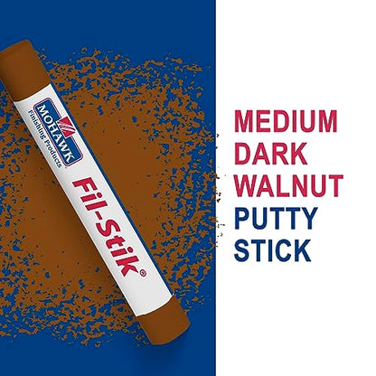 Mohawk Fil-Stik Wax Putty Stick, Medium Dark Walnut M230-0234, 1 Count