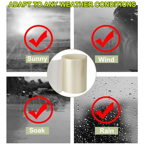 Eonion RV Awning Repair Tape for Tent, Canvas, Underbelly, Tarp, Sail Tape, Boat Covers Repair Tape, 5IN x 39FT Tear Repair Patch Kit, Waterproof and Extreme Weather Proof