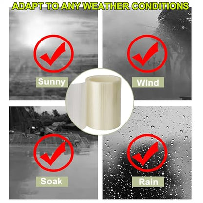 Eonion RV Awning Repair Tape for Tent, Canvas, Underbelly, Tarp, Sail Tape, Boat Covers Repair Tape, 5IN x 39FT Tear Repair Patch Kit, Waterproof and Extreme Weather Proof