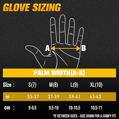 Nimble Control Work Gloves - 100% Tactile Feel,Patented Wrap-Finger Fit,Knuckle Touchscreen,Impact Protection - Mechanic,Shooting,Driving,Patrol,Garden. - color: Khaki+Blue, size: Medium