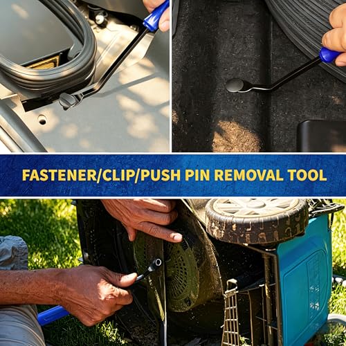 Clip Pliers Trim Upholstery Tools - 3 Pack Car Removal Tool Set to Remove Rivets Fasteners Push Pins, Clips Puller Kit for Door Dash Dashboard Panel Body Repair Tools - color: blue