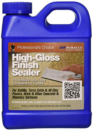 Miracle Sealants High-Gloss Finish Sealer for Tile & Stone, Water-Based, Quart - size: Quart (Pack of 1)