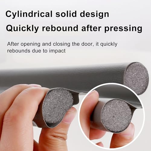 Door Draft Stopper, Under Door Noise Blocker, Sound Light Air Proof Sealer, Adjustable Soundproof Insulation Strip, Doors Draft Guard, 37.5 inch, White