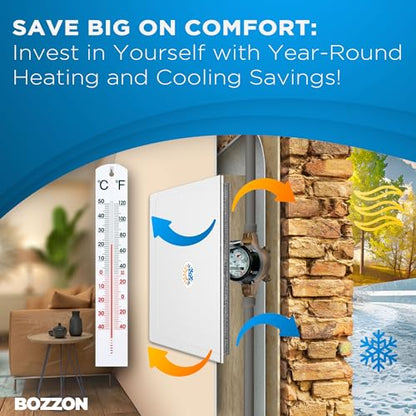 Access Panel for Drywall - 12 x 12 inch - Insulated - Wall Hole Cover - Access Door - Plumbing Access Panel for Drywall - Heavy Durable Plastic White - size: 12 x 12 Insulated