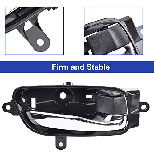 Door Handle Passenger Side Inside Interior with Repair Kit for 2013-17 Nissan Altima Pathfinder Door Handle 2015-17 Nissan Titan 2016-17 Titan XD Door Handle 2015-17 Nissan Murano Door Handle - size: Passenger Side