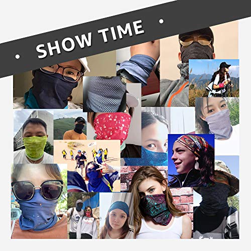 Neck Gaiter Face Mask Headband Bandanas Reusable Cover Fishing Motorcycle Men Women Outdoor Scarf - style: 9pcs Standard Pack a