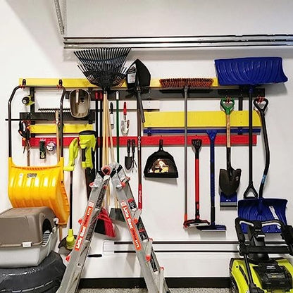 Garage Storage Hooks for Hanging, 4Inch Heavy Duty Wall Mount J Utility Hooks, Hangers-Organizer for Tools, Bikes, Ladders, Chairs, 10 Pack (‎12G-4inch10)