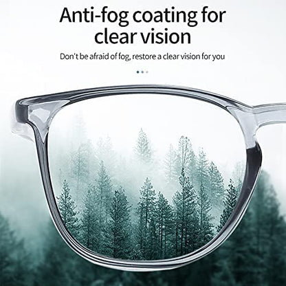 Safety Glasses for Men Women Nurses Anti Fog Stylish Fashion Comfortable Goggles with Side Shields Eye Protection for Adult - color: Leopard