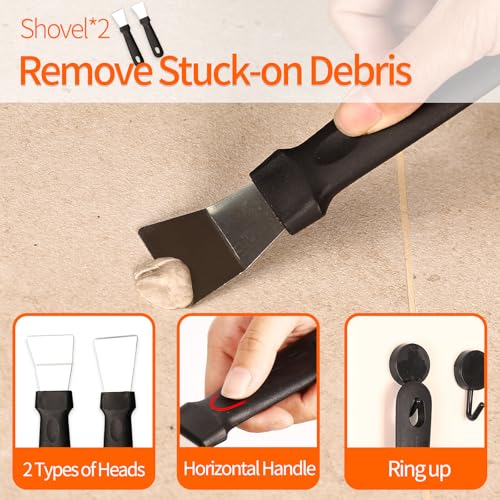 20 PCS Crevice Cleaning Brush Set - Multi-Purpose Hard Bristle Brushes for Deep Cleaning Kitchen, Bathroom, Grout, Sink, Cup, Blender, Corners, Tight Spaces - size: 20 PCS
