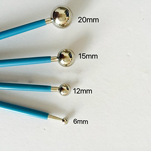 Concrete Countertop Caulking Tool, Metal Ball Tile Caulk Finishing Tool Used to Press The Tile Grout Coating for Bathroom Kitchen and The Rest of The Household