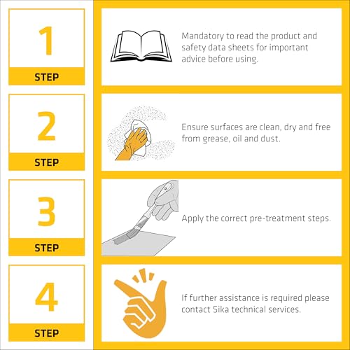 SIKA Sikaflex-291, Black, Fast Cure Marine Adhesive and Sealant, Polyurethane for Boats, Waterproof, Paintable, 10.1 fl. oz Cartridge - color: Black, size: 10.1 oz