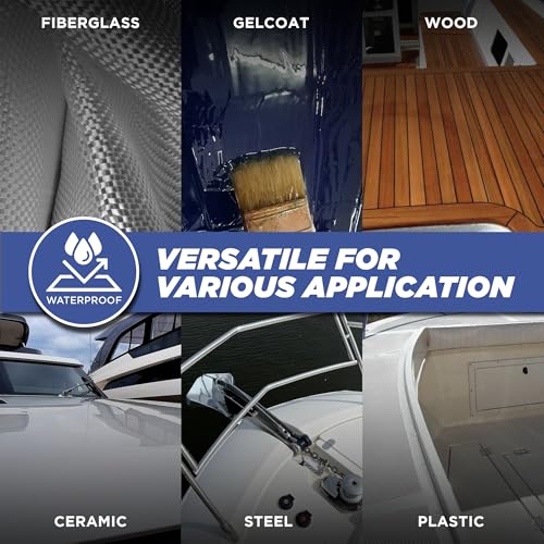 [Black] 5200 Marine Sealant - Fast Cure, High Bond Strength, UV Resistant Underwater 5200 Fast Cure, Marine Adhesive Sealant for Boats, Hulls, Decks, & RVs Marine Caulk Black 3oz