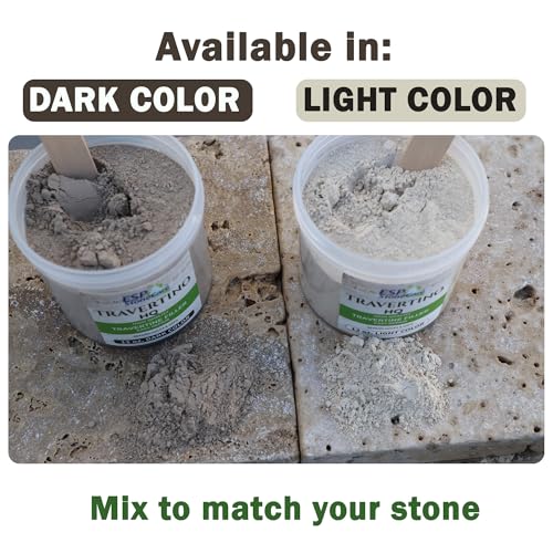 Travertino HQ Kit – Fill & Repair Travertine Holes, Cracks, and Voids with Customizable Color Matching