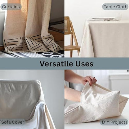 Top Cotton Canvas Drop Cloth 4Pc, Reusable Paint Drop Cloth, 100% Recycled Cotton Canvas Tarp Cover for Painter, Furniture, Floor Protection, All Purpose Painters Dropcloth for Christmas DIY (5x5FT) - size: Pack of 4 - 5*5 Ft