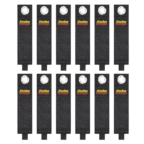 Heavy Duty Storage Straps, Cord Wrap Keeper for Cords, Hoses, Rope, RV, Boat, Garage Organization (NO6-12pcs) - size: NO6-12pcs