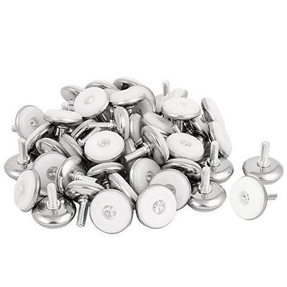 30Pcs Adjustable Furniture Leg Base Leveller Table Leveling Feet Pads, M6 x 15mmThreaded Rod
