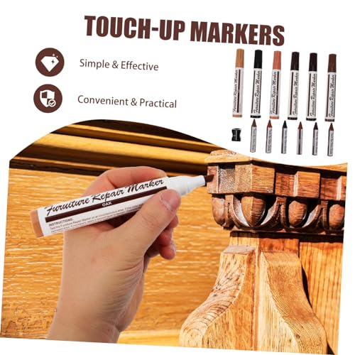 Mobestech Portable Paint Markers 1 Set Furniture Touch-up Pens Wood Scratch Repair
